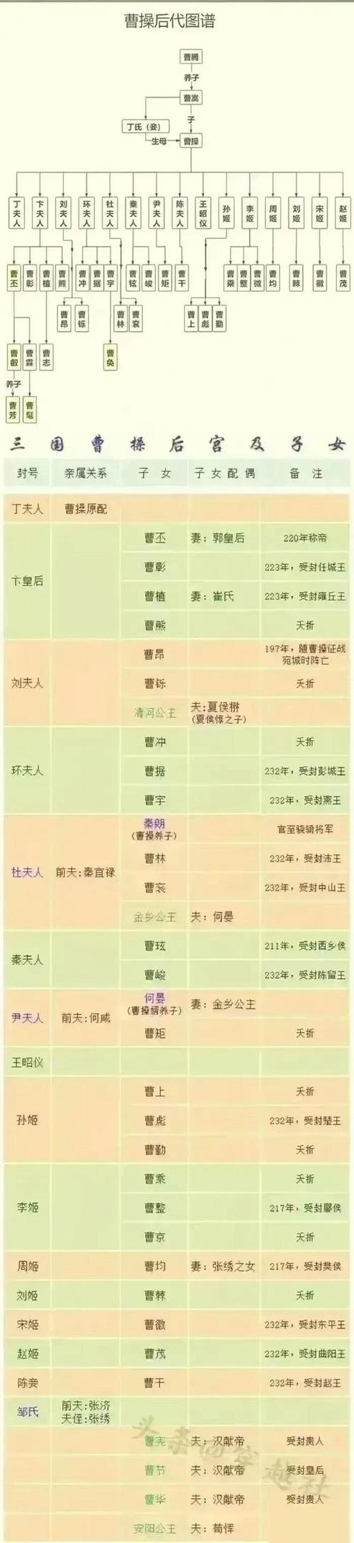 三国枭雄曹操的妻子只有十五人(曹操的妻子有哪些)-第3张图片-文史 三国枭雄曹操的妻子只有十五人(曹操的妻子有哪些)-第3张图片-文史