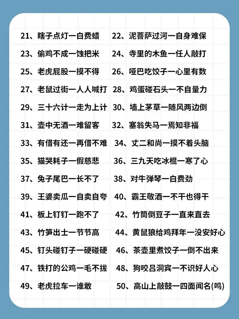 小学生必学的歇后语大全（二）（小学生歇后语260个）-第3张图片-文史