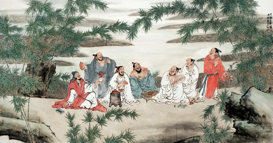 魏晋南北朝时期被称为竹林七贤的是哪七贤(魏晋南北朝竹林七贤的衣着)-第5张图片-文史 魏晋南北朝时期被称为竹林七贤的是哪七贤(魏晋南北朝竹林七贤的衣着)-第5张图片-文史