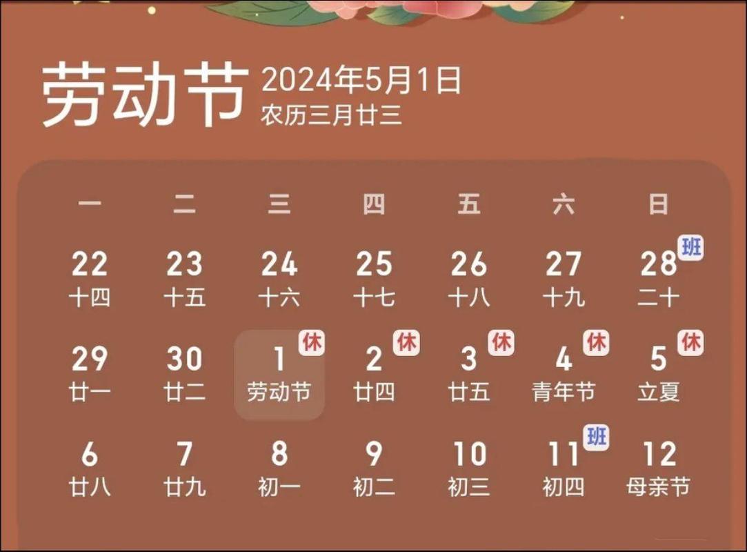 五一假期(五一假期法定几天)-第3张图片-文史 五一假期(五一假期法定几天)-第3张图片-文史