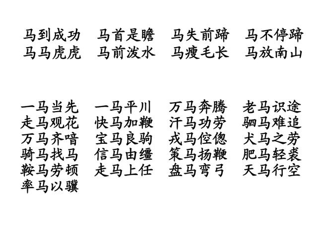 关于马的成语,关于马的成语谚语古诗词-第3张图片-文史 关于马的成语,关于马的成语谚语古诗词-第3张图片-文史