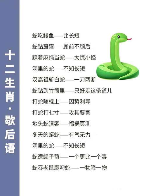 十二生肖歇后语大全,十二生肖歇后语大全及答案文库-第2张图片-文史 十二生肖歇后语大全,十二生肖歇后语大全及答案文库-第2张图片-文史