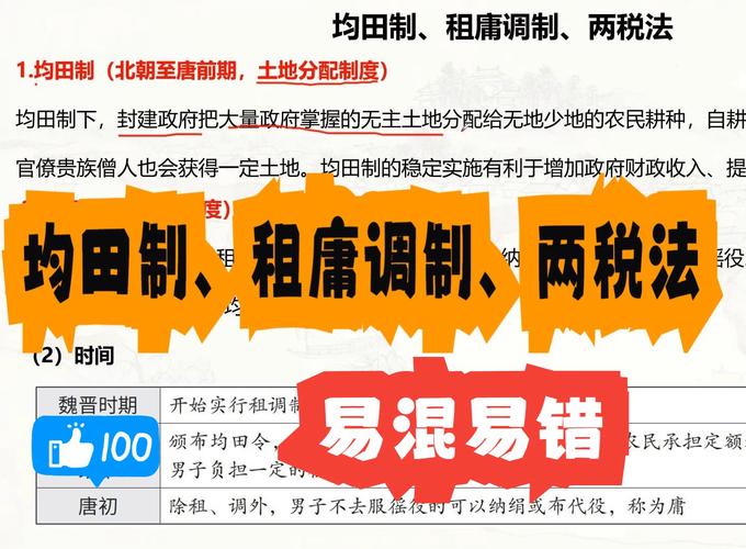 府兵制与均田制的区别,府兵制和均田制