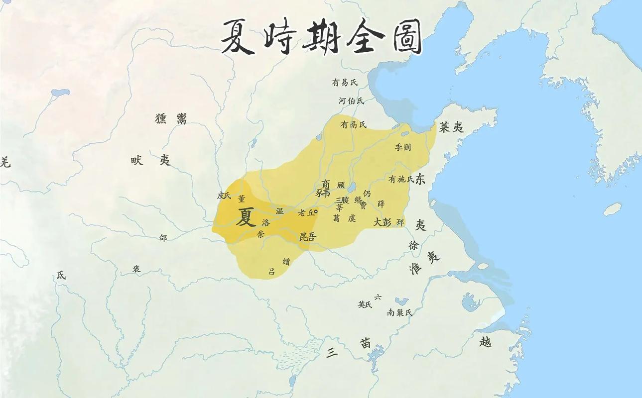 夏朝的疆域如何划分（夏朝的疆域如何划分的）