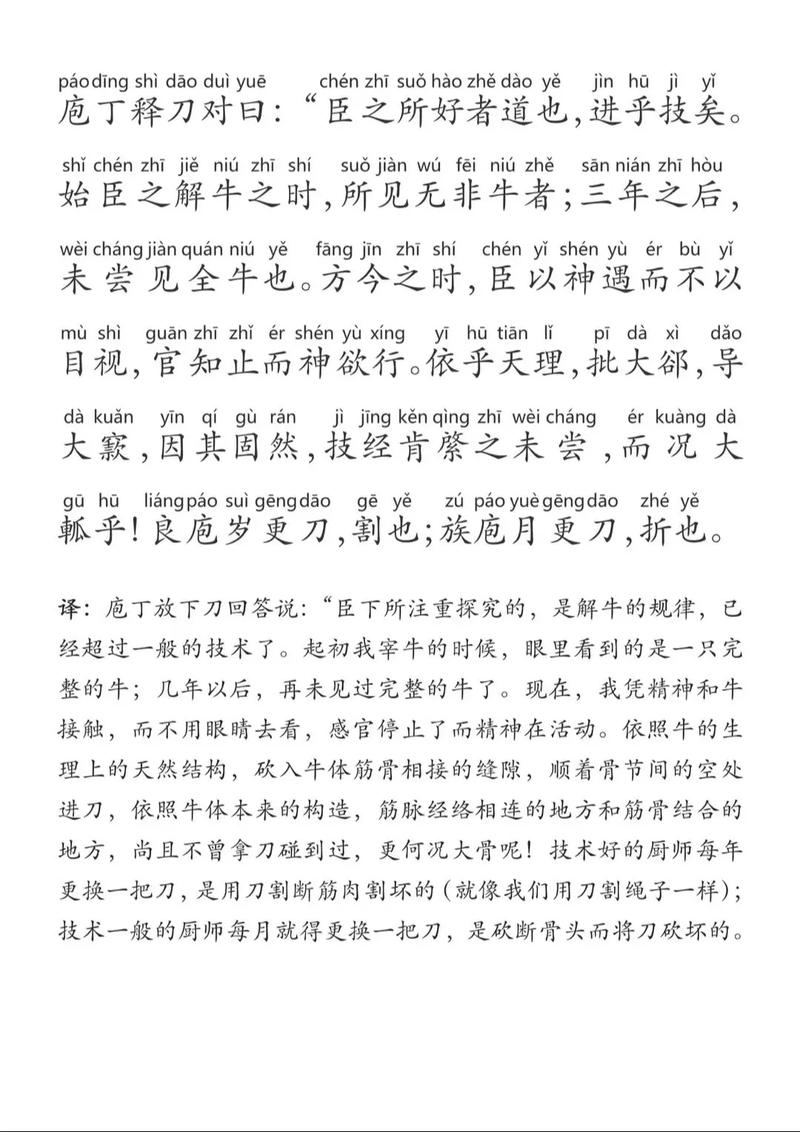 成语庖丁解牛的出自哪个典故(成语庖丁解牛的出自哪个典故中)-第6张图片-文史 成语庖丁解牛的出自哪个典故(成语庖丁解牛的出自哪个典故中)-第6张图片-文史
