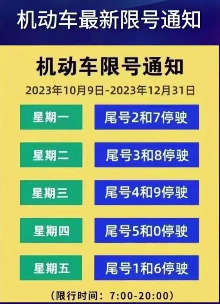 明天限行吗（西安明天限行吗）