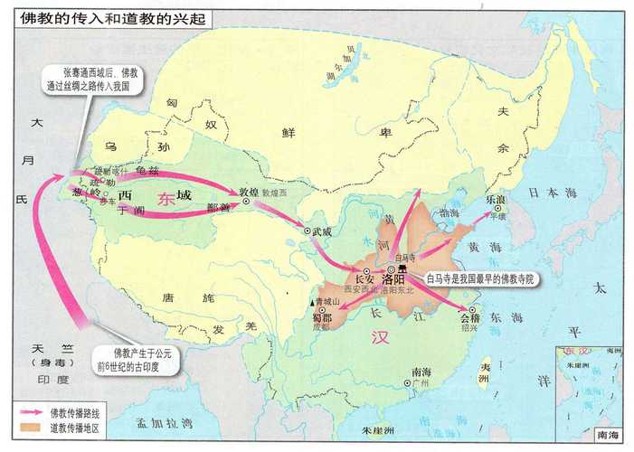 汉传佛教是怎么来的,汉传佛教从哪里传进来-第7张图片-文史 汉传佛教是怎么来的,汉传佛教从哪里传进来-第7张图片-文史