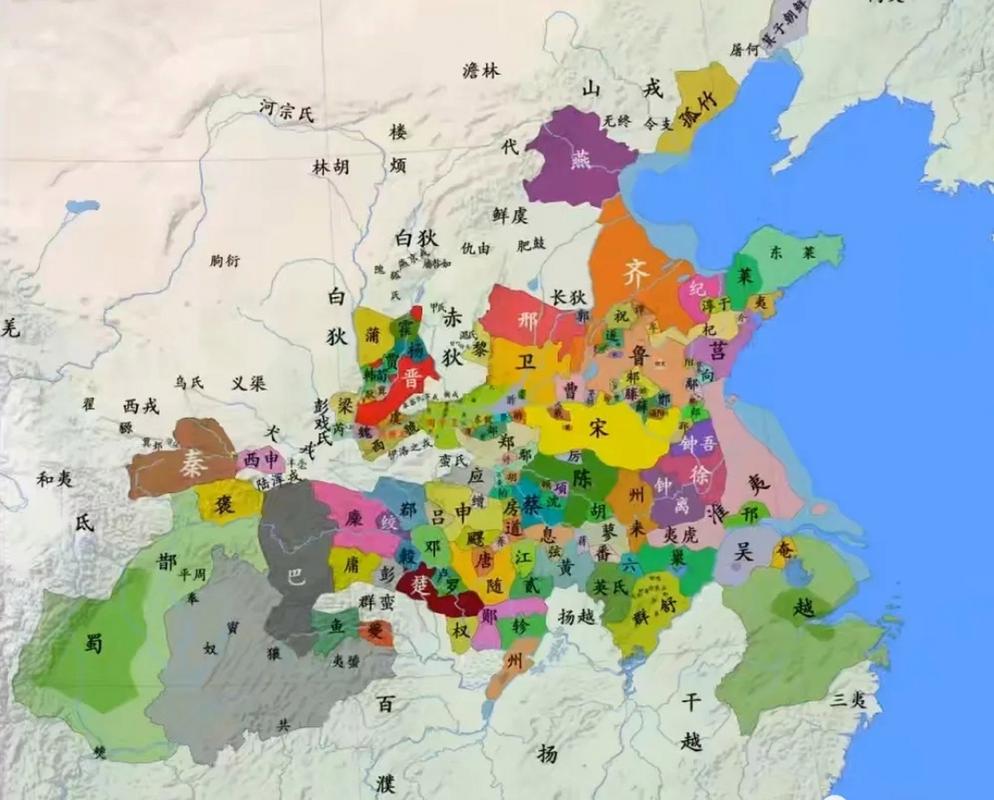 战国地图全图,战国地图全图高清版大图
