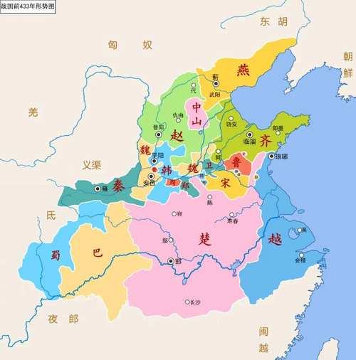 战国地图全图,战国地图全图高清版大图-第2张图片-文史 战国地图全图,战国地图全图高清版大图-第2张图片-文史