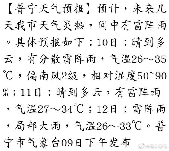 普宁天气预报今天(普宁天气预报今天多少度)-第2张图片-文史 普宁天气预报今天(普宁天气预报今天多少度)-第2张图片-文史