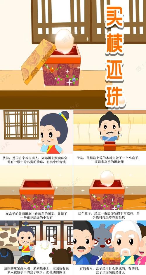 买椟还珠的成语故事,买椟还珠的成语故事手抄报-第3张图片-文史 买椟还珠的成语故事,买椟还珠的成语故事手抄报-第3张图片-文史