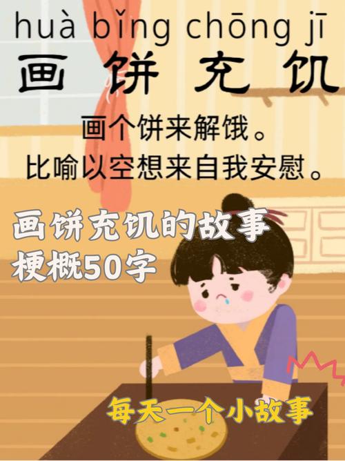 解析成语画饼充饥,兔小贝成语故事画饼充饥-第3张图片-文史 解析成语画饼充饥,兔小贝成语故事画饼充饥-第3张图片-文史