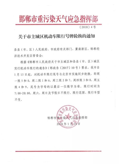 邯郸什么车限号今天限几号,邯郸什么车限号今天限几号限行-第2张图片-文史 邯郸什么车限号今天限几号,邯郸什么车限号今天限几号限行-第2张图片-文史