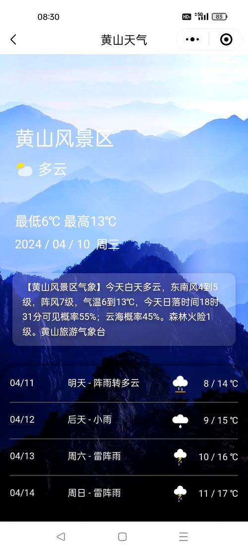 黄山旅游天气攻略(黄山旅游天气攻略费用)-第2张图片-文史 黄山旅游天气攻略(黄山旅游天气攻略费用)-第2张图片-文史