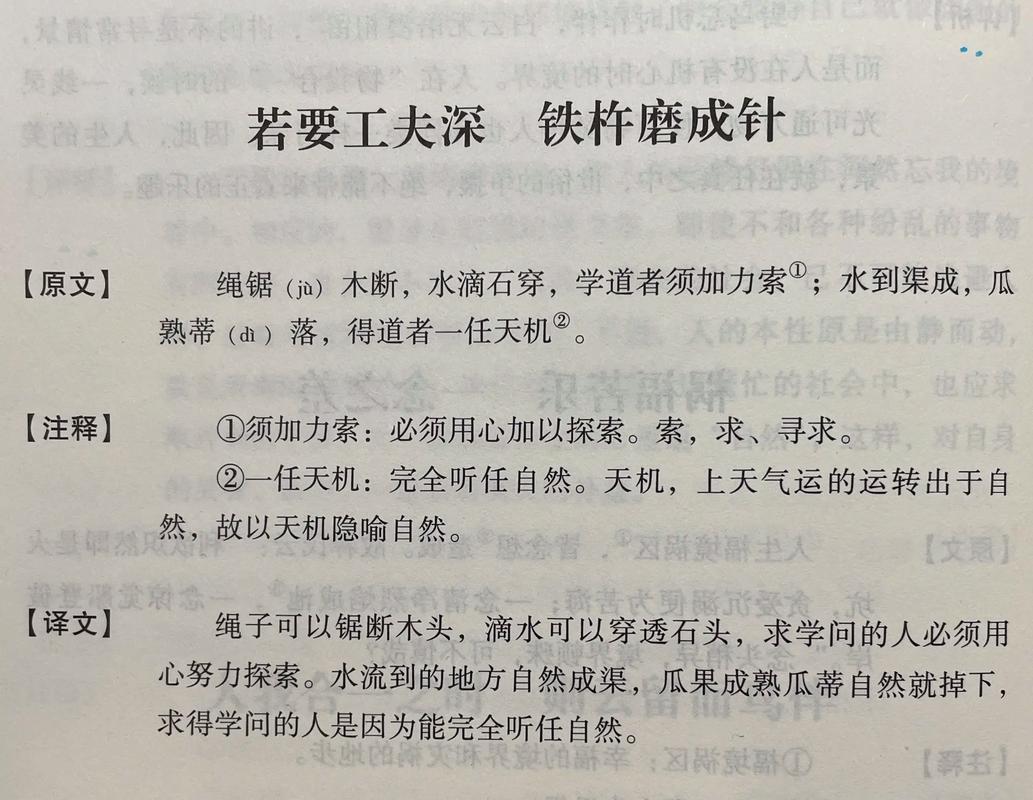 铁杵磨针是什么意思,铁杵磨针的含义是什么-第2张图片-文史 铁杵磨针是什么意思,铁杵磨针的含义是什么-第2张图片-文史