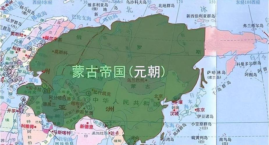 元朝地图：历史上元朝的疆域有多大,元朝的疆域范围有多广?-第3张图片-文史